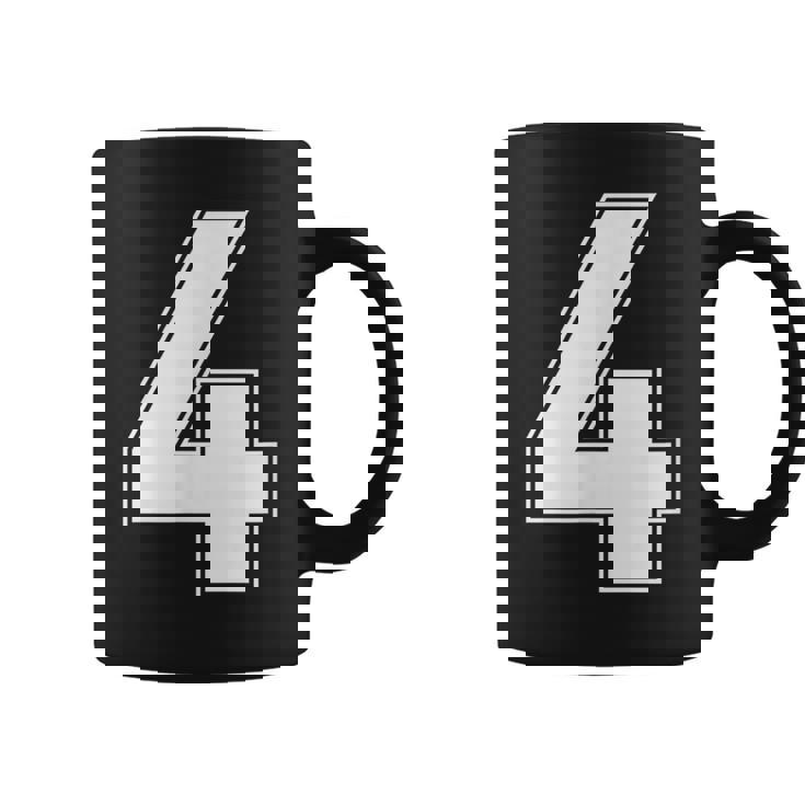 番号4 Fourports アスレチック チーム ジャージー バーシティ ユニフォーム コーヒーマグ