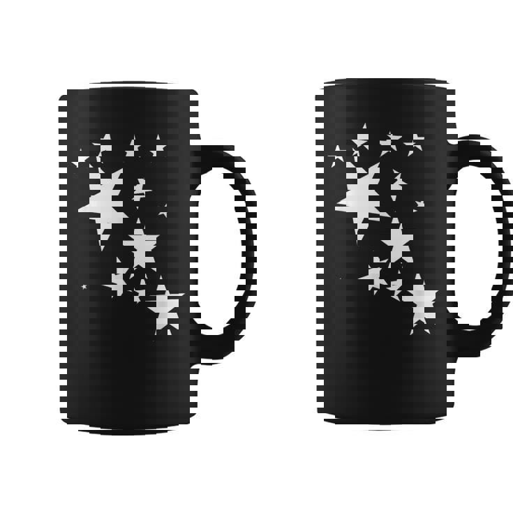 白い星 星柄 デザイン コスチューム ギフト 男性 女性 子供 コーヒーマグ