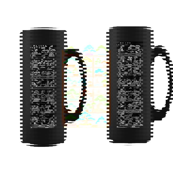 盆栽好きの棚盆栽 コーヒーマグ