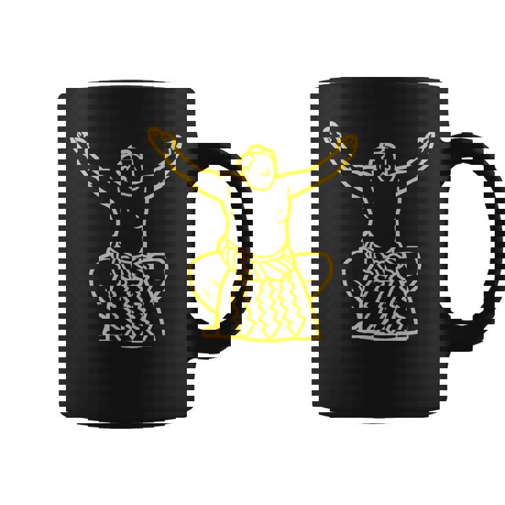 相撲の勝利 コーヒーマグ