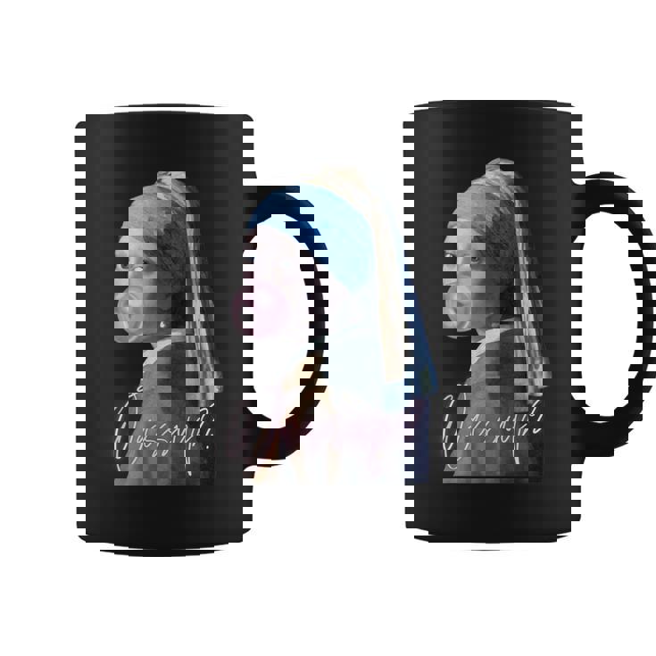 真珠の耳飾りの少女 フェルメール 面白い オルタード アート Wassup コーヒーマグ