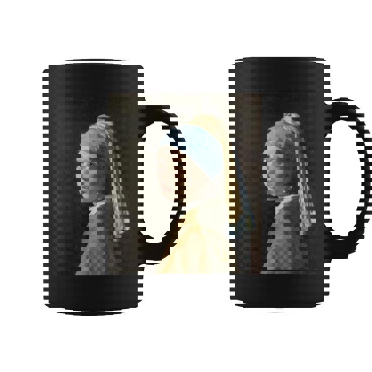 真珠の耳飾りの少女／フェルメール【世界の名画】（高精細画像）Vermeer 美術館アート 油絵 コーヒーマグ