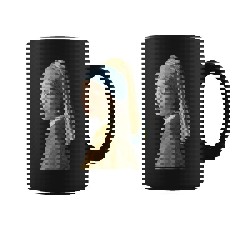 真珠の耳飾りの少女／フェルメール（切り抜き）【世界の名画】Johannesermeer 青いターバン 美術館アート コーヒーマグ