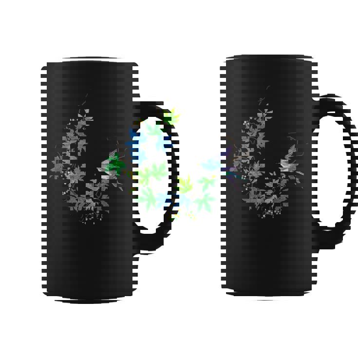 碧い楓 碧い鳥 コーヒーマグ