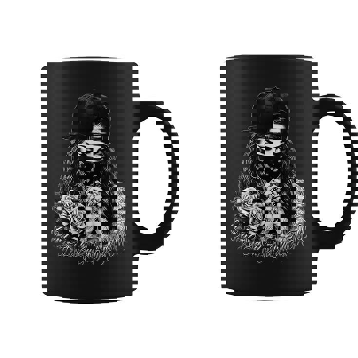 神のみが私を裁くことができる チカーノの服 タトゥー アート 祈りonly God Can Judge Me コーヒーマグ