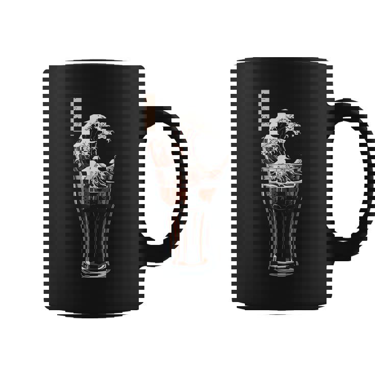 神奈川沖浪裏 コーラグラス 面白いアート コーヒーマグ