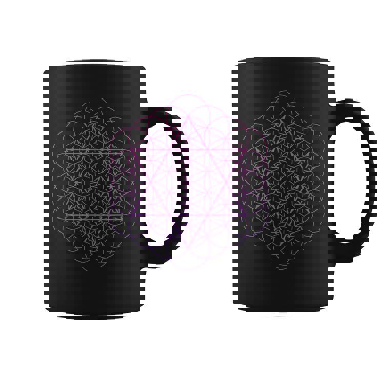 神聖幾何学 フラワーオブライフ 六芒星 コーヒーマグ