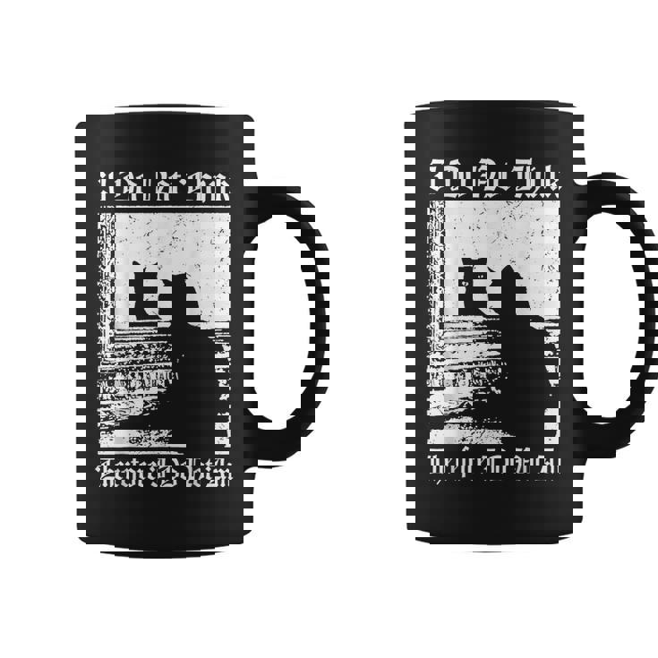 私はそうは思わないから黒猫は哲学者じゃない コーヒーマグ