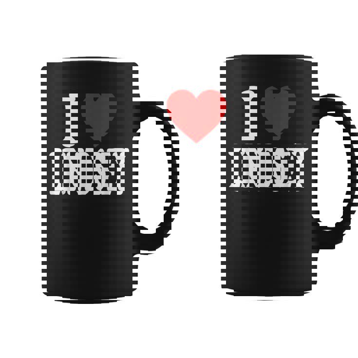 私はリンジーが大好きです コーヒーマグ