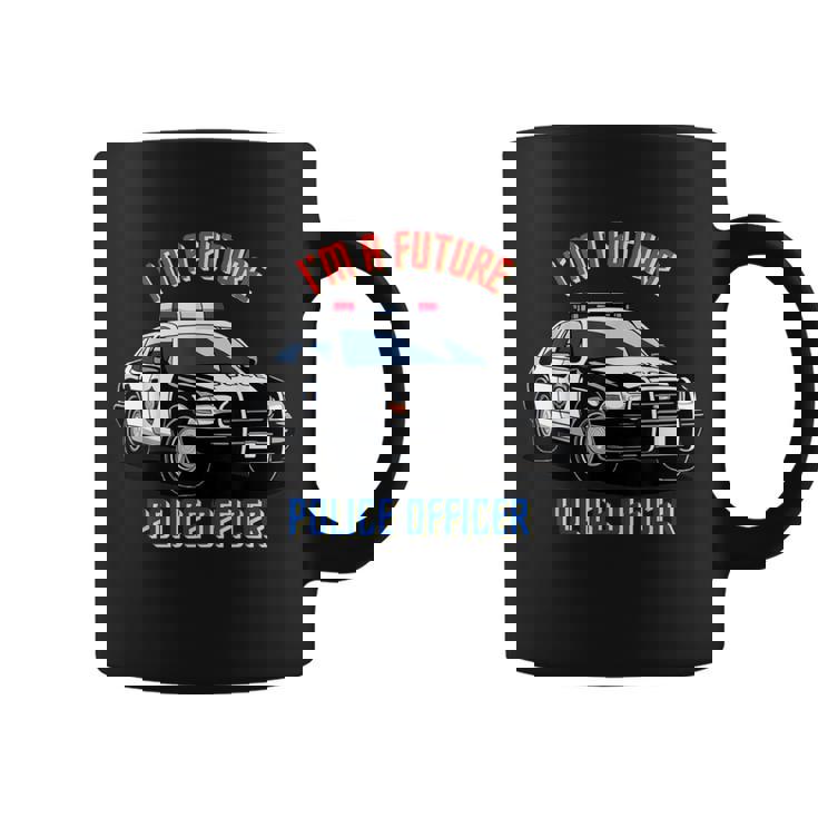 私は未来の警察官キッド・ポリス・ヤング・パトカー コーヒーマグ