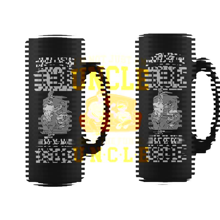 私は楽しいおじさんです 面白いパーティー愛好家のおじさん コスチュームのおじさん コーヒーマグ