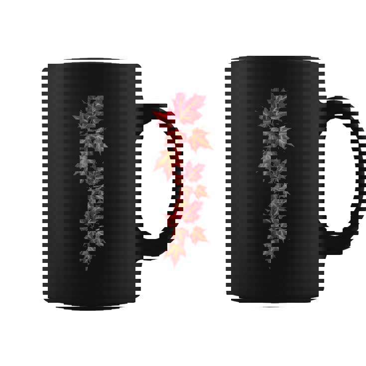 秋の紅葉のつる コーヒーマグ