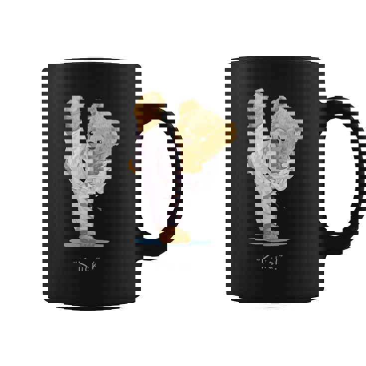 空手 子供用 テディベア テコンドー ボーイズ メンズ コーヒーマグ