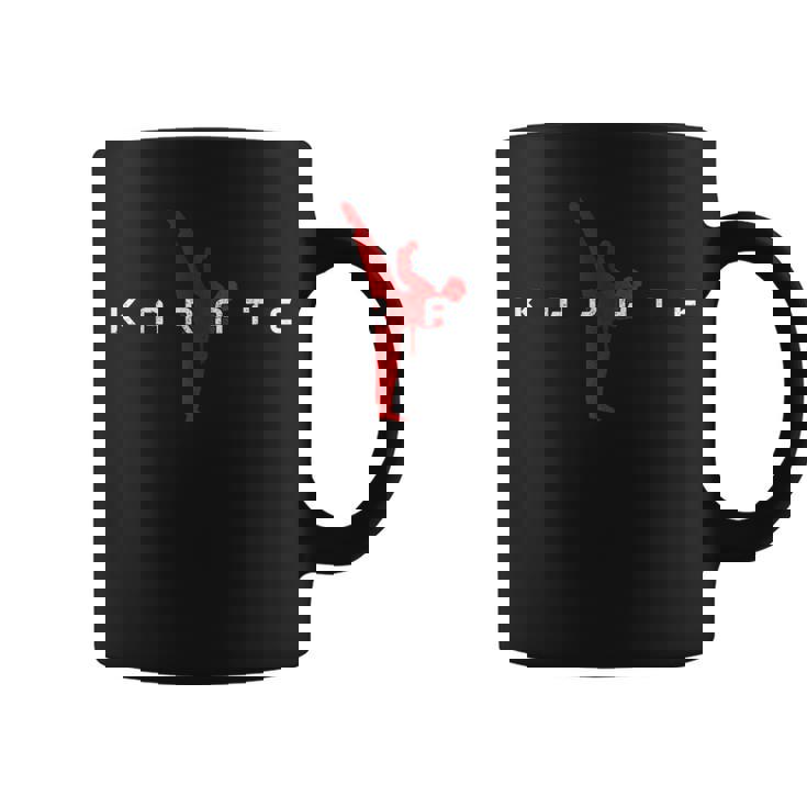 空手 格闘技 ファイター 黒帯 男の子 女の子 キッズ コーヒーマグ