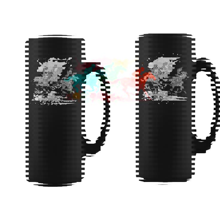 競馬 乗馬 トラックレース ロデオ 乗馬 ライダー コーヒーマグ