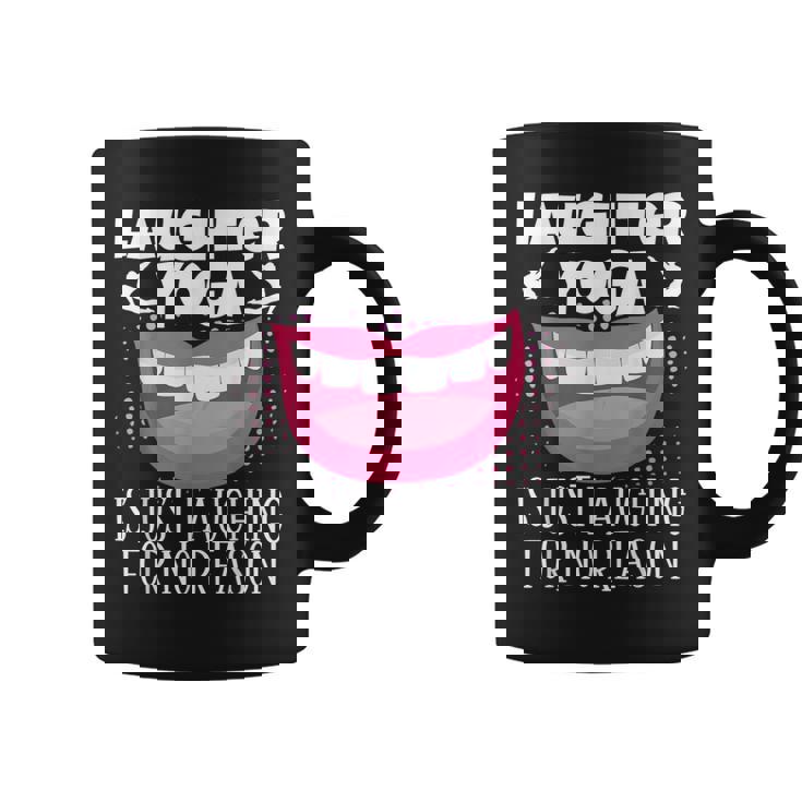 笑いヨガは理由もなくただ笑うだけの瞑想 コーヒーマグ