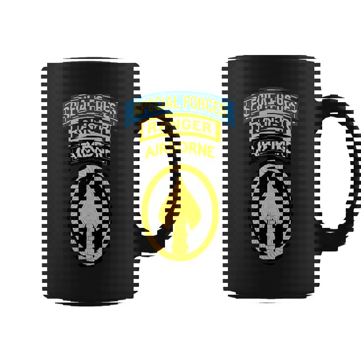 米国特殊部隊 -Fレンジャータブ -Ocomパッチ コーヒーマグ