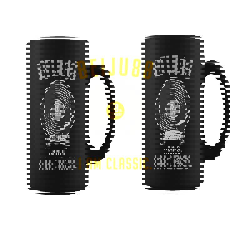 米寿祝い レトロ 音楽好き レコード好き 父 男性 女性 88歳お祝い I'm Not Old I'm Classic コーヒーマグ