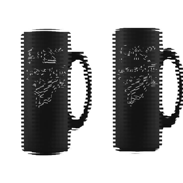 紙飛行機、紙飛行機 コーヒーマグ