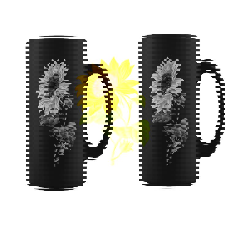 素敵なかわいいヒマワリの植物の花のアートワーク コーヒーマグ