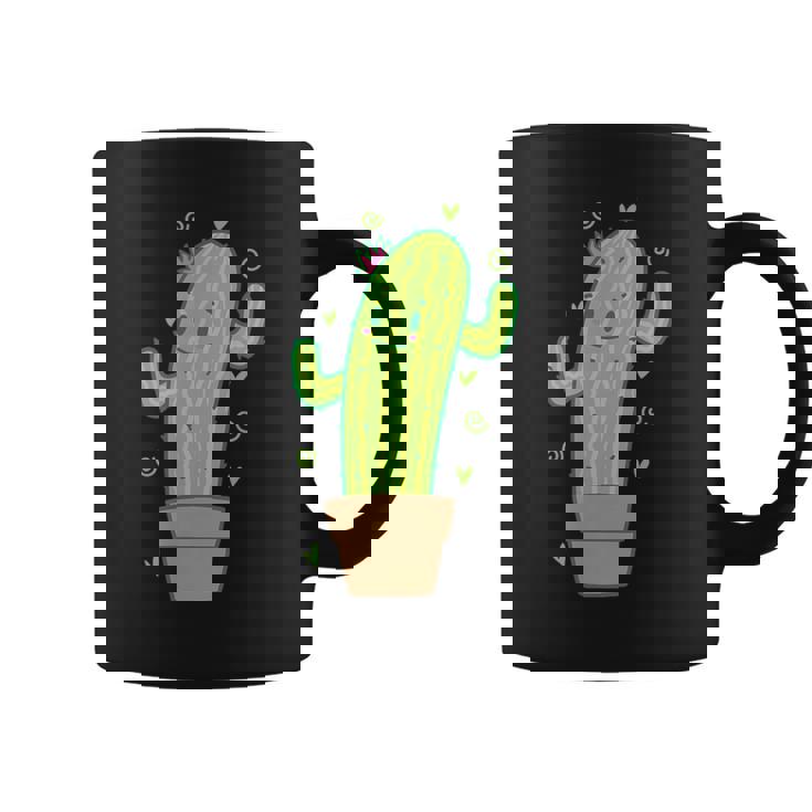 素敵なムードのサボテン コーヒーマグ