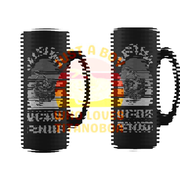 絶滅した大蛇ティタノボアを愛するただの少年 コーヒーマグ