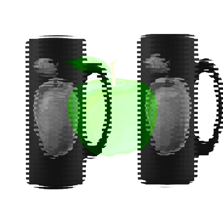 美しい青りんごを彩った果物や果物のりんご。 コーヒーマグ