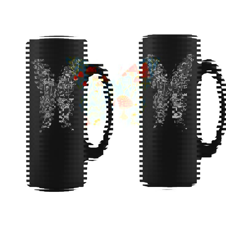 美的シルエット きのこ コッタグコア バタフライ コーヒーマグ