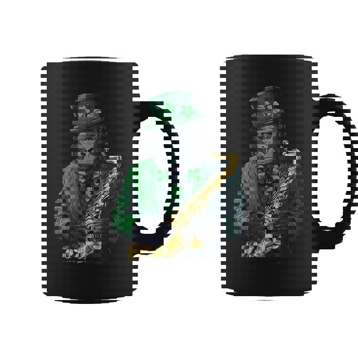 聖パトリックの日 ゴリラサックス コーヒーマグ
