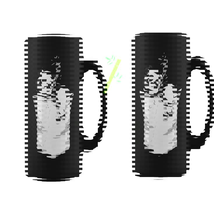 胸ポケットパンダ パンダ クマ コーヒーマグ