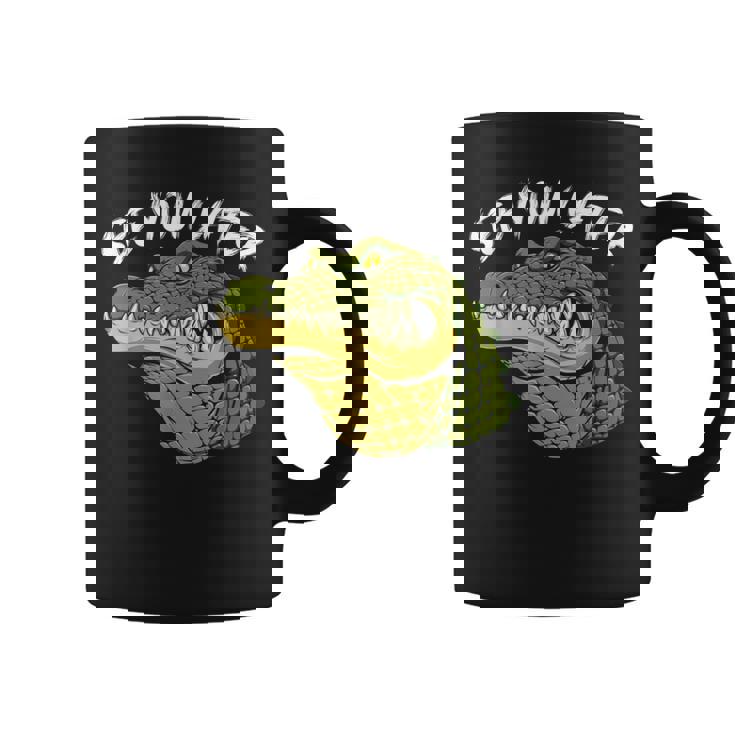 自分らしく生きるか、ワニになるか クロコダイルの言葉 コーヒーマグ