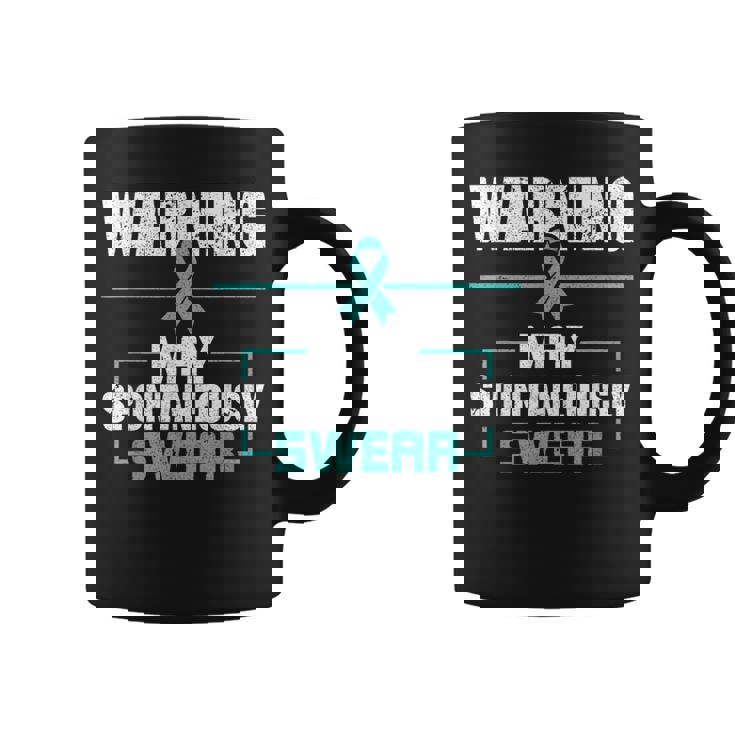 自発的に誓う可能性があります トゥレット症候群啓発 コーヒーマグ