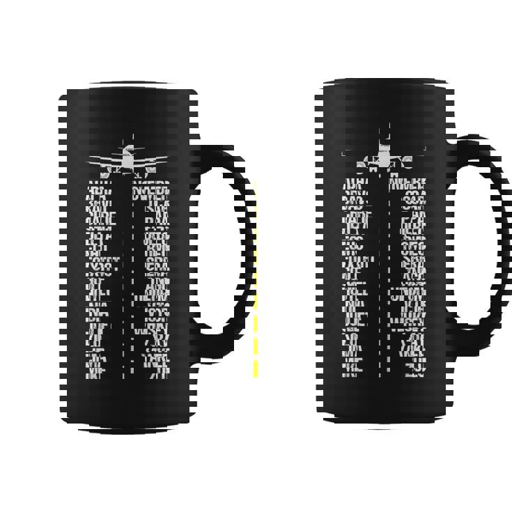 航空機 フォネティック アルファベットコード パイロット 飛行機 航空機 コーヒーマグ