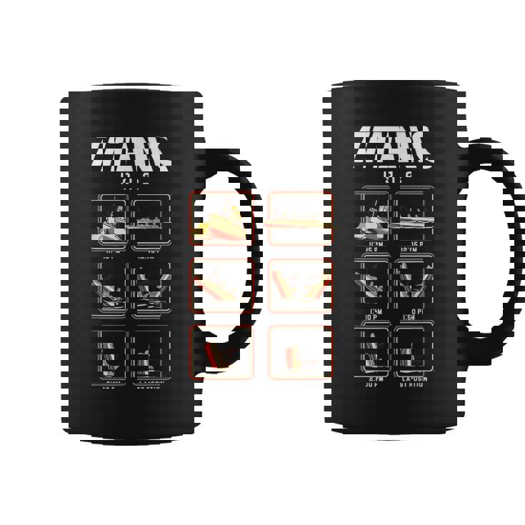 船1912クルーズのタイタニック号沈没段階 コーヒーマグ