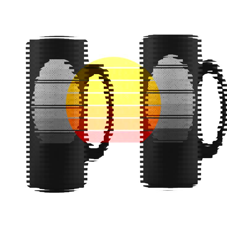 色の縞模様 コーヒーマグ