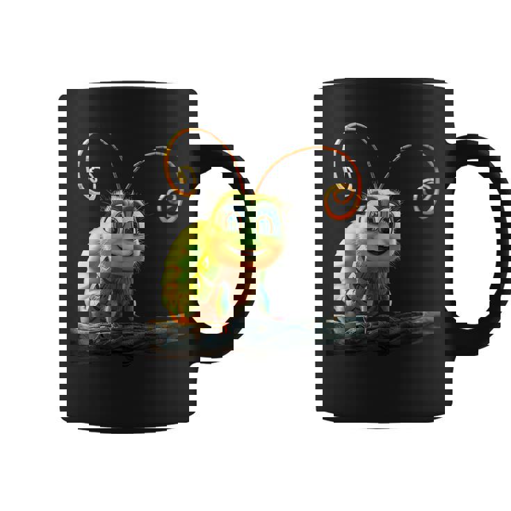 芋虫 面白い芋虫甘い緑の芋虫 コーヒーマグ