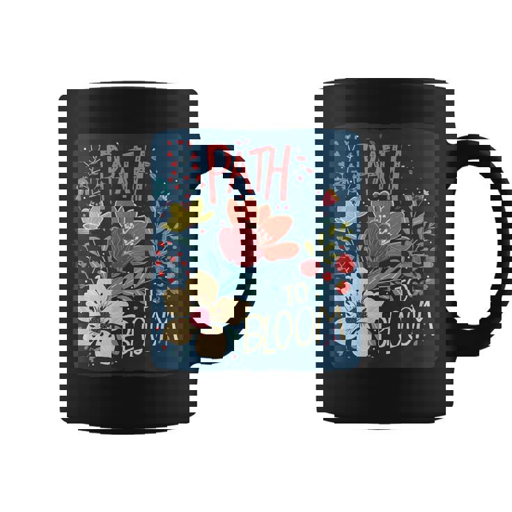 花を咲かせる春好きのための面白い小道コスチューム。 コーヒーマグ