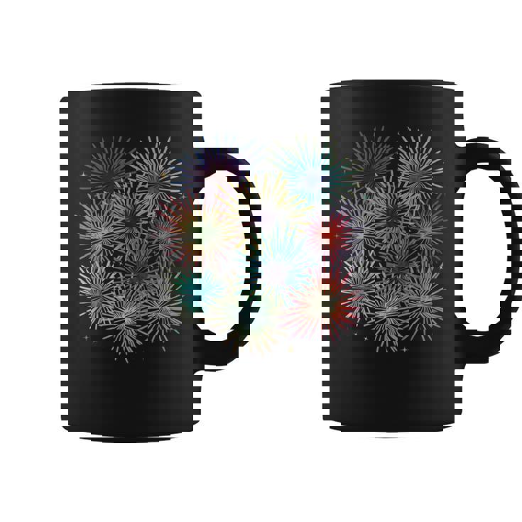 花火のお祝い コーヒーマグ