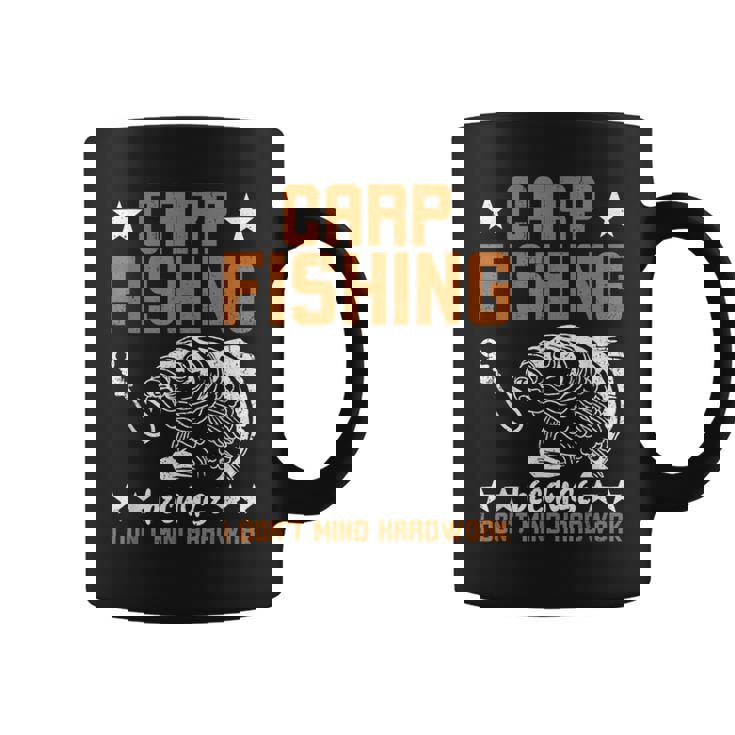 苦労をいとわないからこそのカープフィッシング コーヒーマグ