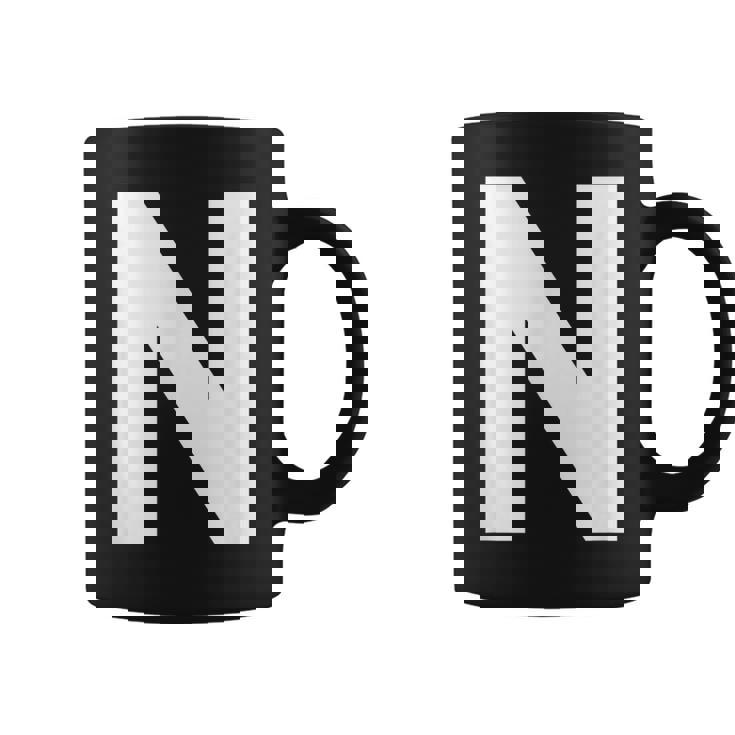 英文字 N 大文字 アルファベット モノグラム イニシャル Abc コーヒーマグ