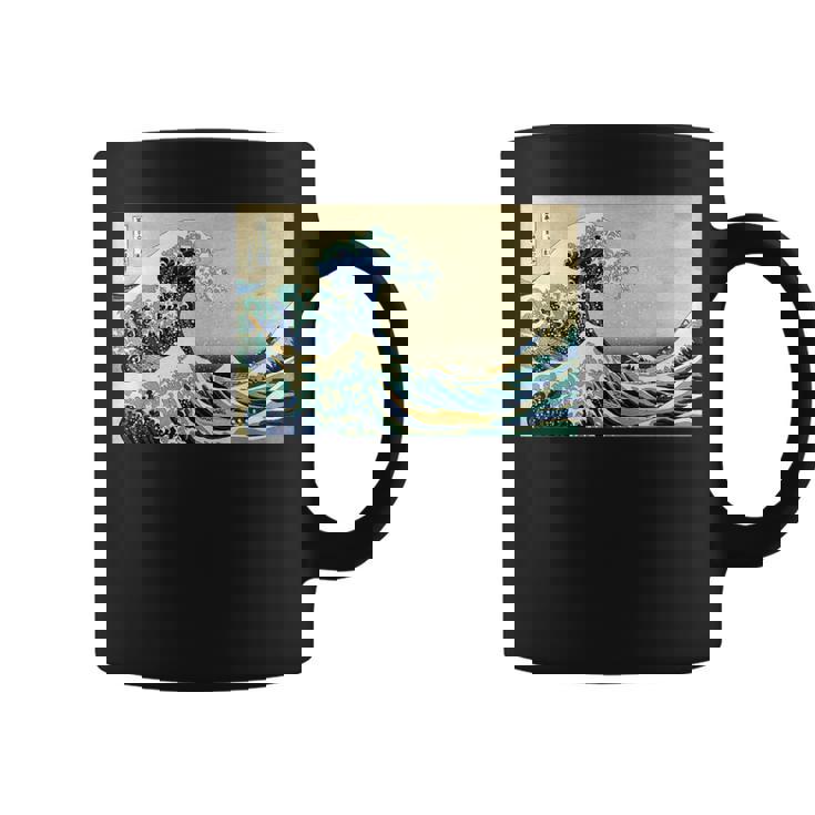 葛飾 北斎 神奈川沖浪裏 有名なヴィンテージアート スタイリッシュ コーヒーマグ