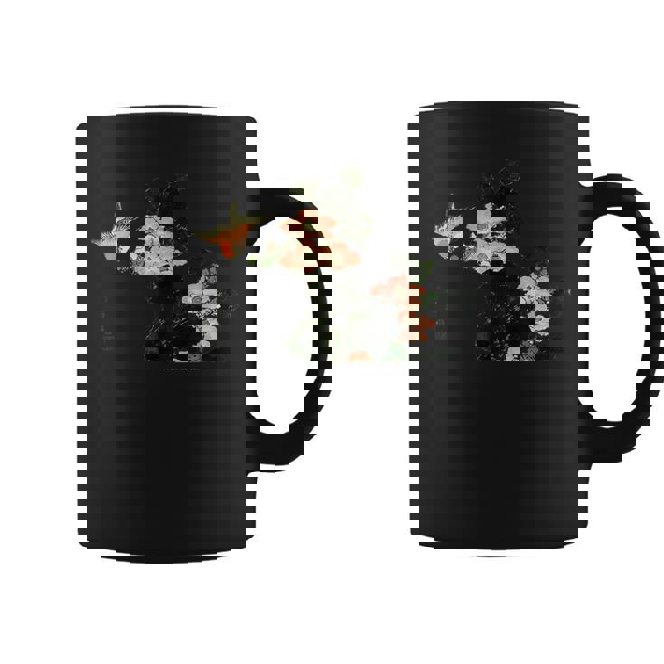 葛飾北斎作「ハイビスカスとスズメ」1830 コーヒーマグ