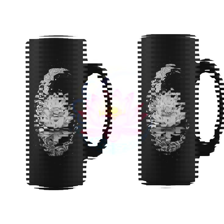 蓮の花 ヨガ 形而上学 コーヒーマグ