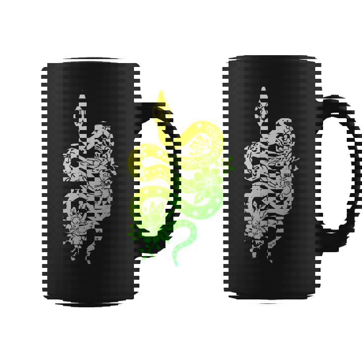 蛇 蛇 花 動物園 日帰り旅行 男性 女性 キッズ コーヒーマグ