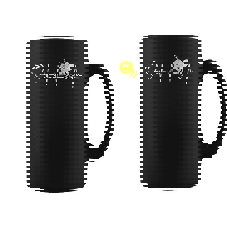 蜂 ハートビート 蜂 ハート 蜂 女王 ミツバチ コーヒーマグ