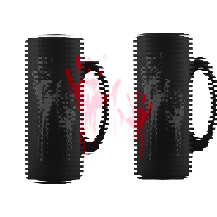 血のスプラッターハロウィーンのゾンビの犠牲者 コーヒーマグ