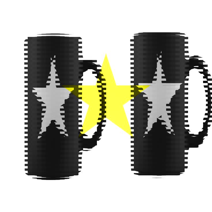 複数の色にイエロースター。 コーヒーマグ