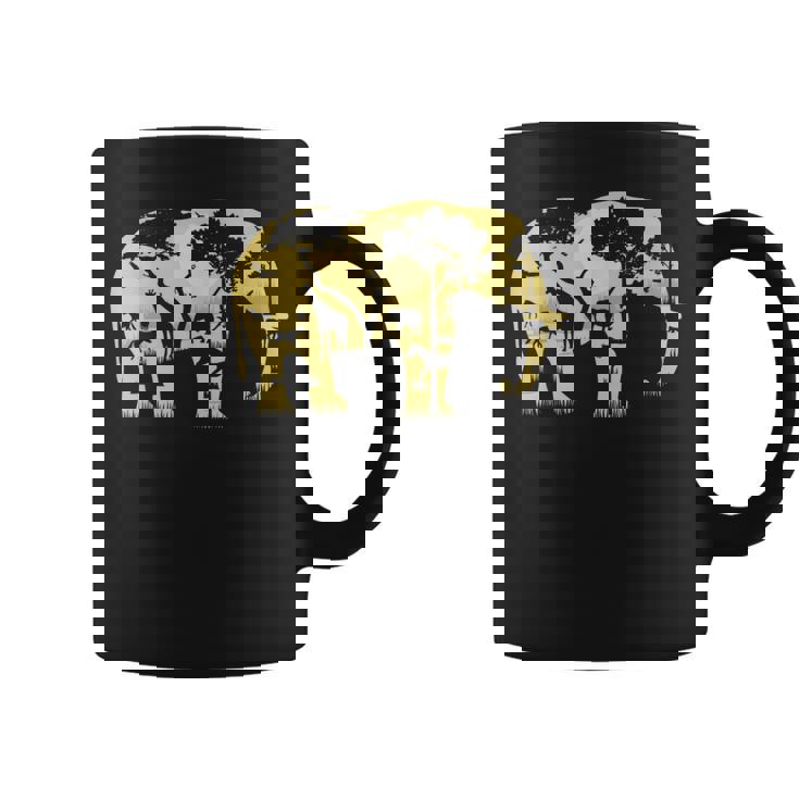 象の贈り物野生生物保護動物園動物動物学アフリカ コーヒーマグ