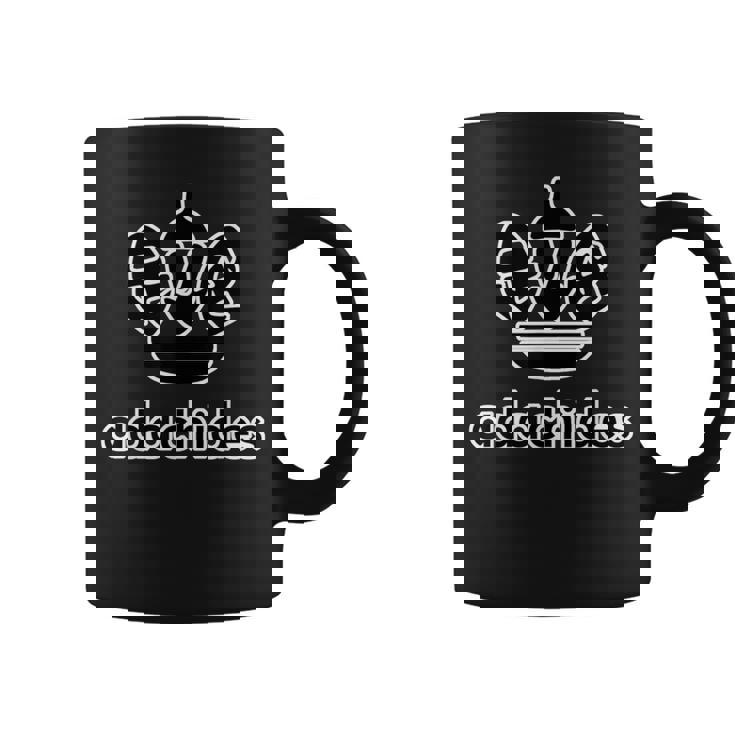 足立です Adachides《23区》足立区 パロディ ブランド【ロゴ ブラック 黒】ジモティ 地元愛 面白 コーヒーマグ