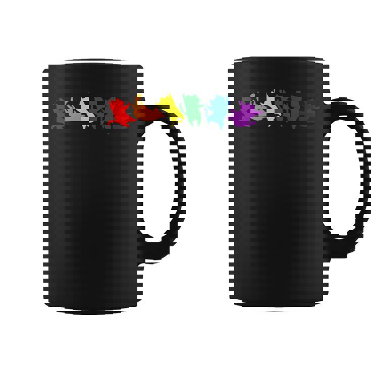 遊び好きなレインボーキャット Lgbtq プライド 楽しい コーヒーマグ